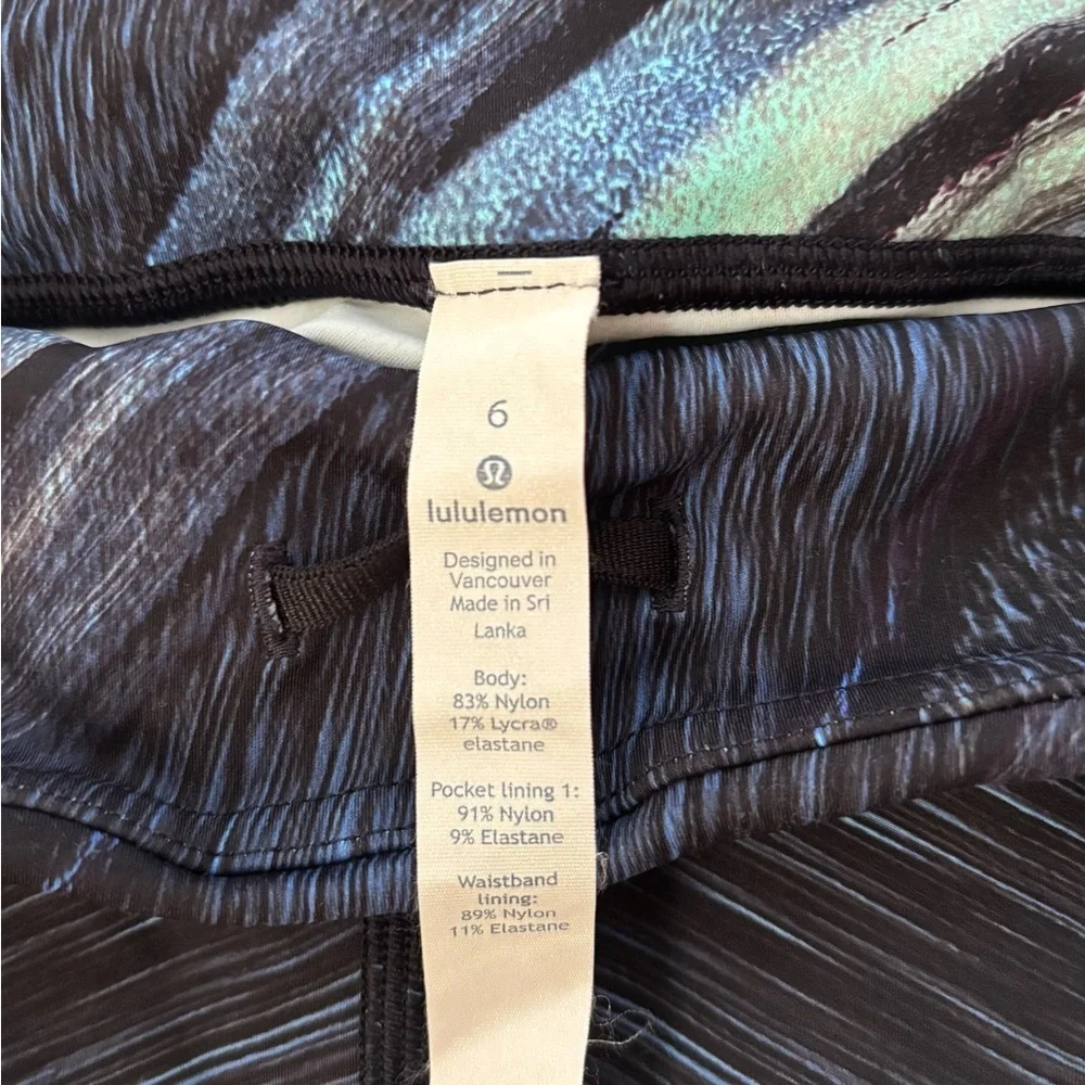 Lululemon Abstract Aurora Full-Length Leggings